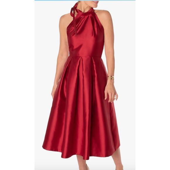 Madison Tara Red Dress With Neck Tie Size 10 MSRP$ 89 - Picture 1 of 12